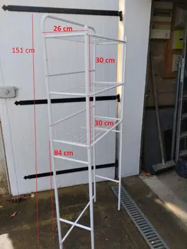 Etagère WC métallique