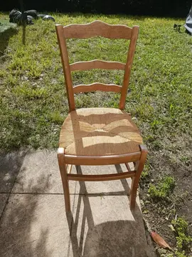 4 chaises en osier