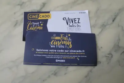 2 places de cinéma