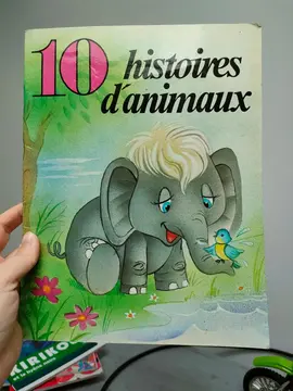 livre pour enfant 10 histoires d'animaux vintage
