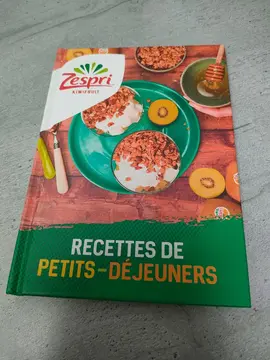 livre idées de recettes de petits déjeuners avec du kiwi