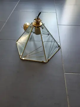 luminaire plafonnier en verre