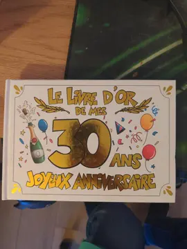 livre d'or 30 ans