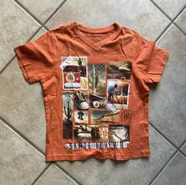 Tee-shirt 10 ans orange