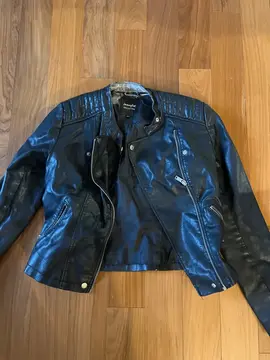veste en cuir Jennyfer XS