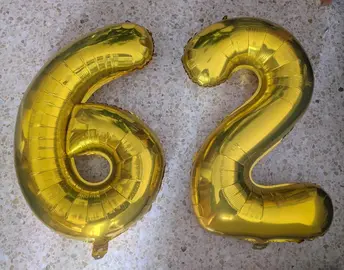 Ballon anniversaire chiffre