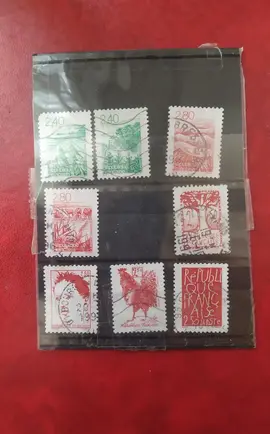 2 séries timbres, lot 242