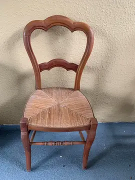 1 chaise bois