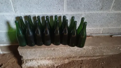 Bouteilles Cidre Vides A DONNER
