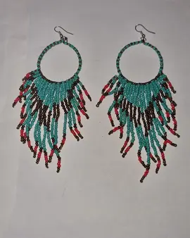 Boucles d'oreilles en perles