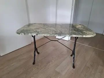 Table bistrot marbre