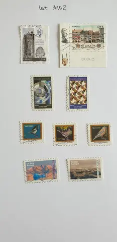 Lot A102 Timbres France