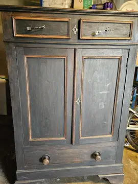 armoire vintage bois massif