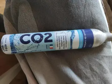 Cartouche de gazéification type Sodastream