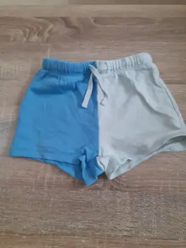 short bicolore T 24 mois