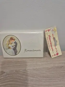 Cartes remerciements mariage