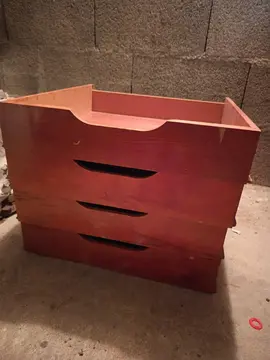 tiroirs en bois