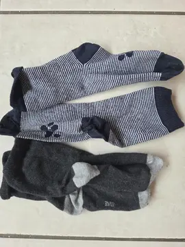 2 paires chaussettes enfant 31/35