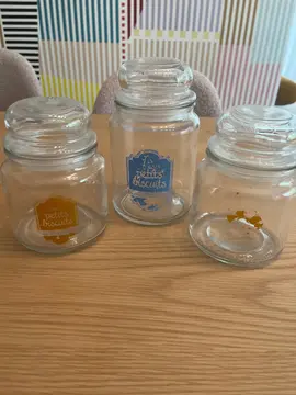 lot de 3 bocaux en verre