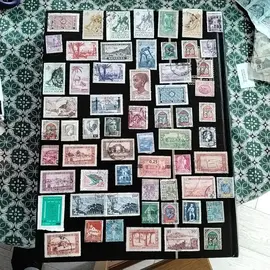 donne timbres étrangers 1lot part envoie n16