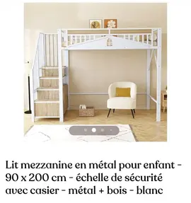LIt mezzanine 90 x 200