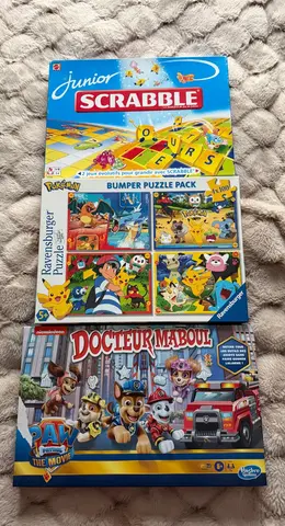Lot de jeux société enfant