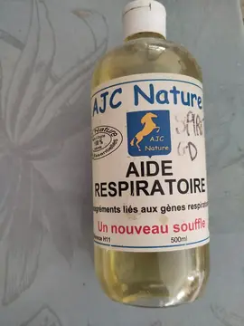 produit AJC nature pour chevaux "aide respiratoire"