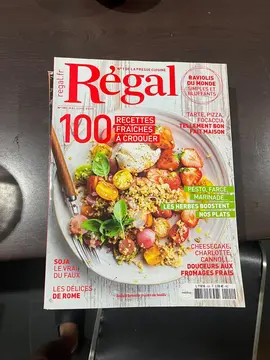 11 Magazines de recettes Régal