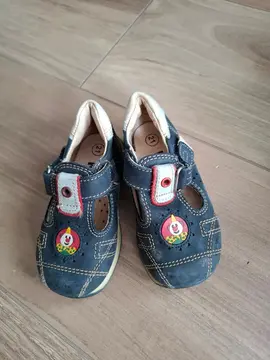 chaussure ouverte bleue T21