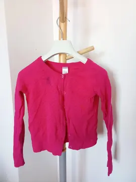 Cardigan enfant rose