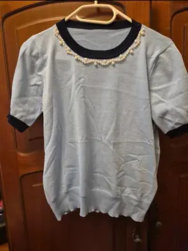 Haut femme perles
