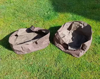 2 sacs de rangements kakis pour coffre auto