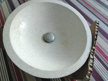 vasque ronde terrazzo