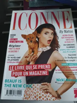 Icônne by Natoo. Le livre qui se prend pour un magazine