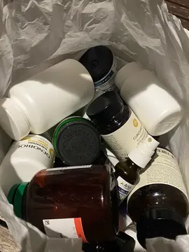 flacons vides verre ou plastique
