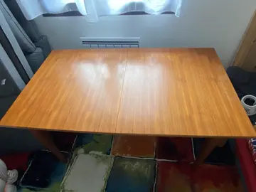 Table en bois extensible