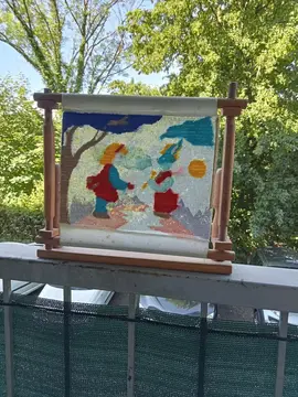 Canevas pour débutant.e, motif enfant