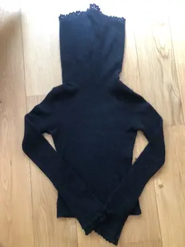 pull à col roulé femme taille 38 noir