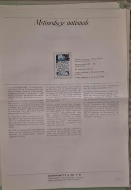 Timbres - notice philatélique 1983 (lot 11)