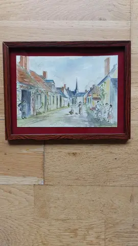 aquarelle encadrée