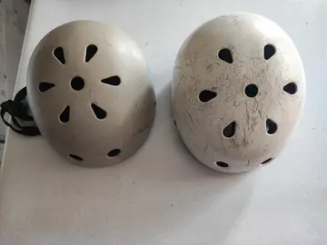 2 casques vélo