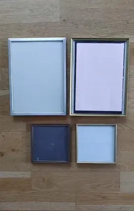 4 cadres bordures métal