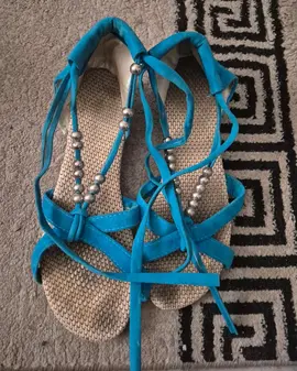 Sandales turquoise 38
