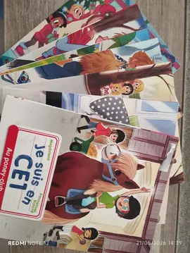 lot de 7 livres : je suis au ce1