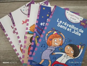 lot de 5 livres Sami et Julie ce1 (d)
