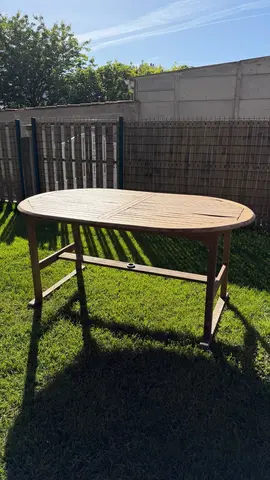 Table de jardin en teck