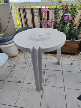 Table de jardin