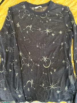 sweat-shirt bleu taille M