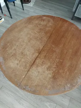 table ronde avec rallonge