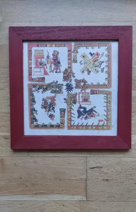 reproduction de peinture aztèque
